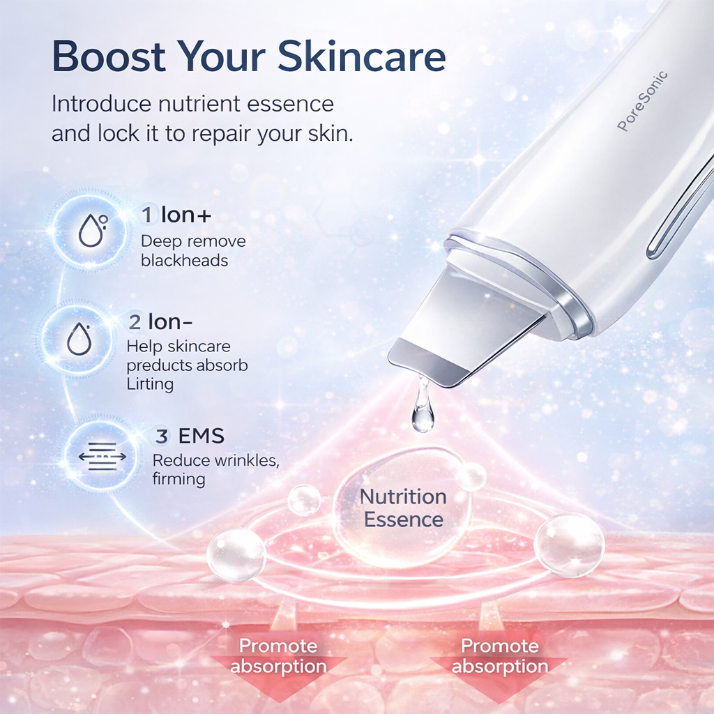 PoreSonic™ - Ultrasonic Skin Scrubber