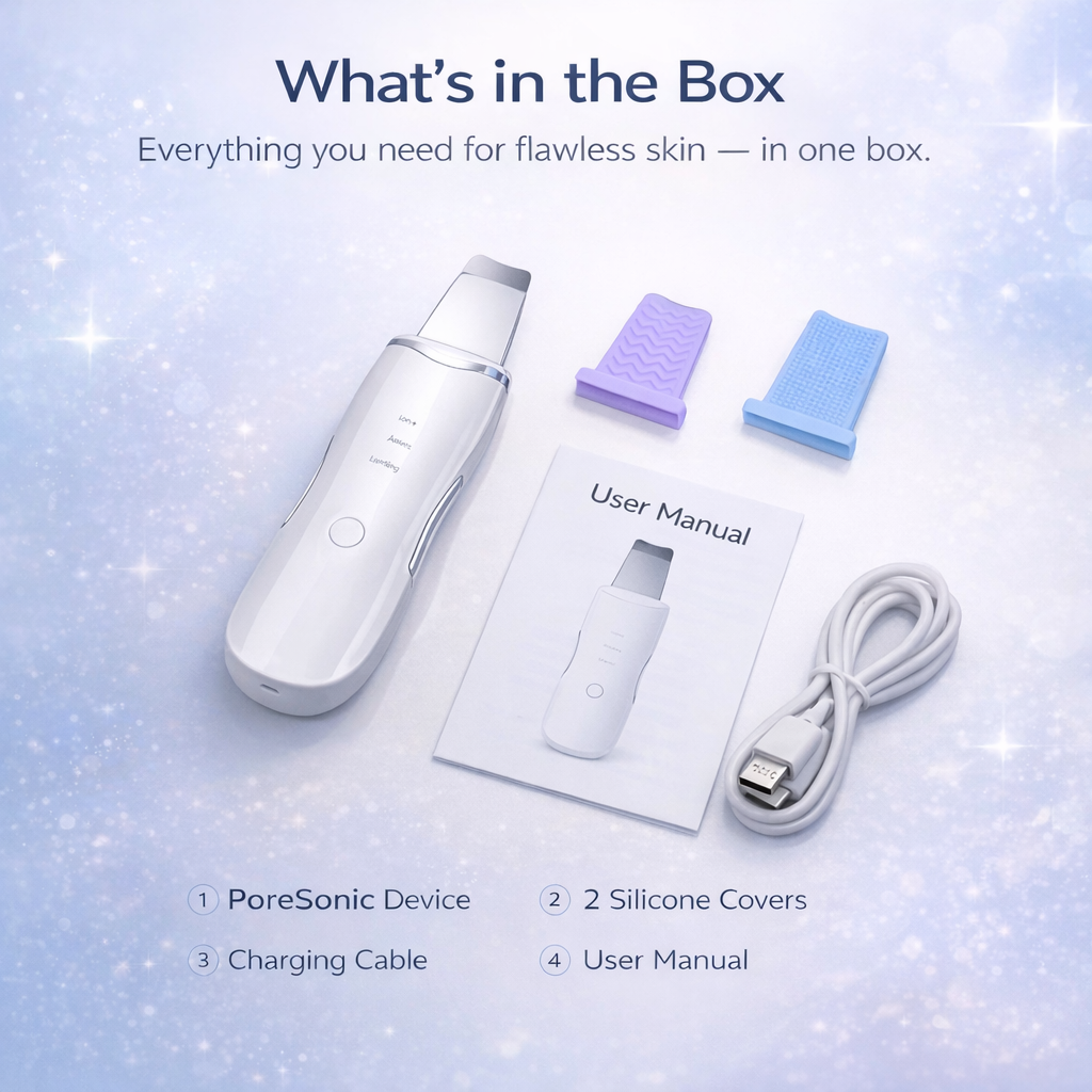 PoreSonic™ - Ultrasonic Skin Scrubber